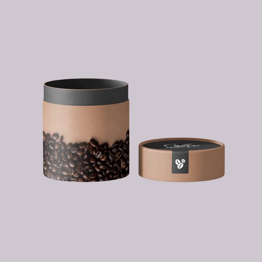 coffee tube packaging bk-luxurypapertubepackaging