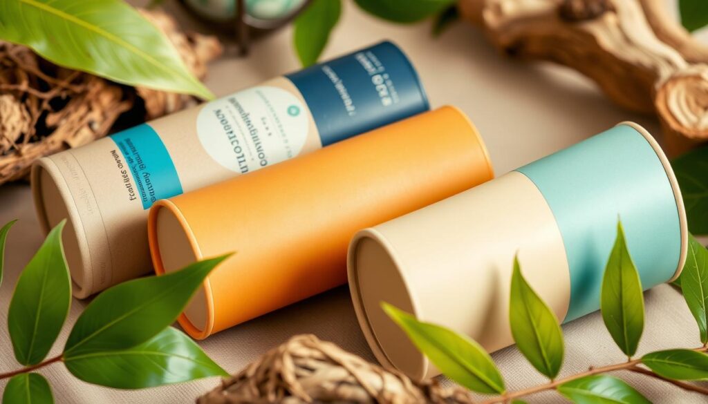 sustainable paper tube packaging